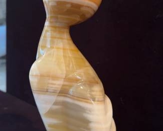  12” Onyx Cat Sculpture