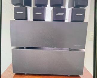 Bose Acoustimass AM-5 2.1 Speakers (includes 2 sets / 4 satellites & 2 subs) excellent condition and sound great