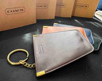 Vintage Coach Leather Squeeze Keycase - Sold Indiv.