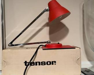 Tenson Red Adjustable Task Lamp w/ Original Box