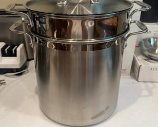 All-Clad Stainless Steel Multi-Pot with Steamer and Pasta Insert and Lid