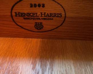 66”x33”x22” Henkel Harris Dresser