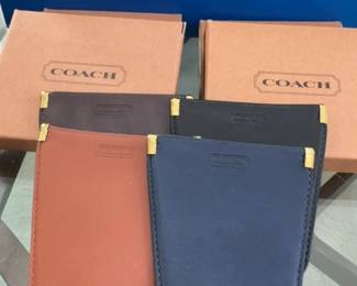 Vintage Coach Leather Squeeze Keycase - Sold Indiv.