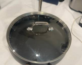 All-Clad Nonstick Saute Pan with Glass Lid