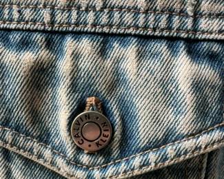 (M) Vintage Calvin Klein Sport Acid Wash Denim Jacket