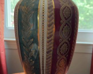  Neoclassical Style Table Lamp with Black Shade