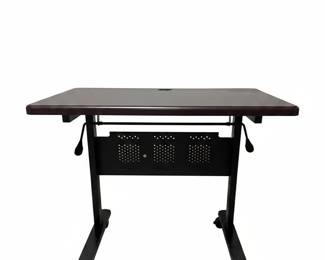 Manual Height Adjustable Rolling Desk