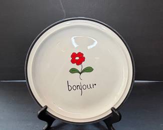 Domain Bonjour Flower Plate