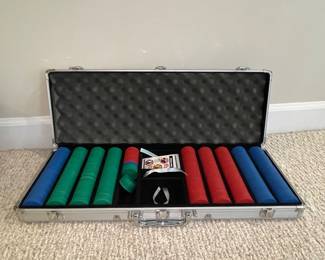Poker Chip Set in Aluminum Case