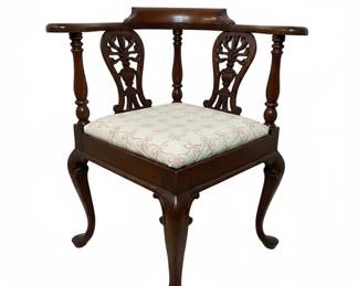 Chippendale Style Corner Chair