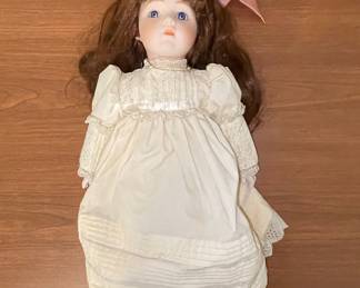 Schmid Weve Only Just Begun Porcelain Doll