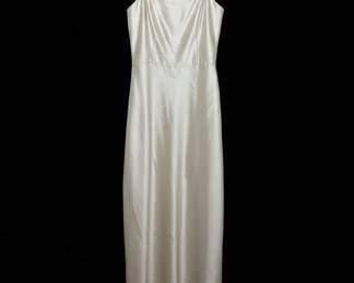 Ann Taylor Satin Spaghetti Strap Dress