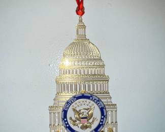 United States Capitol Building Christmas Ornament with Great Seal