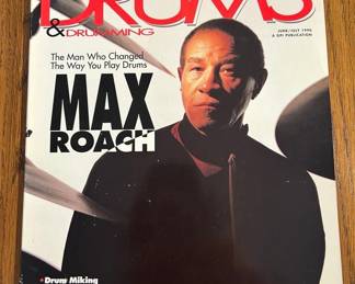 Drums & Drumming Magazine - Max Roach Cover