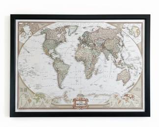 National Geographic Executive World Map