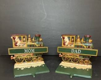 Christmas Train Stocking Holders