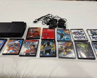Sony PlayStation 2 Console, Games and Controllers