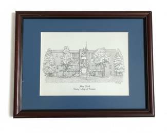 Mona Hall Trinity College of Vermont Print