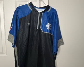 Pro Player 1/4 zip short-sleeve cage jacket