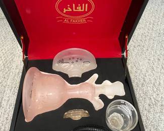 Al Fakher Glass Hookah Shisha Nargila (Rose Pink)