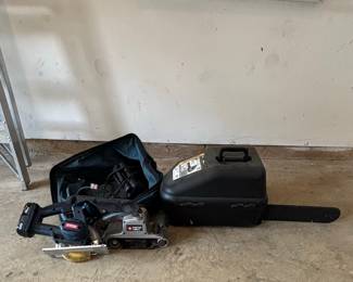 Ryobi Cordless Circular Saw & Porter-Cable Belt Sander
