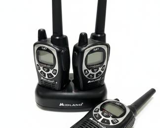 Midland GXT1000VP4 Two-Way Radios with Charging Base