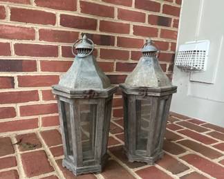 Pottery Barn Park Hill Lanterns