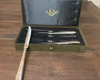 Lenox Stainless Steel Cheese Knives with Presentation Box