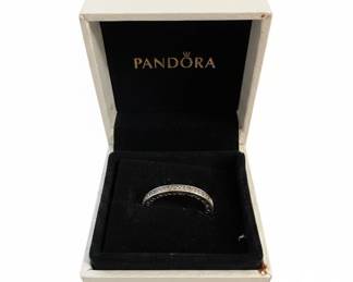Pandora Sparkling Wishbone Ring