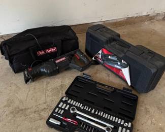 Craftsman Corded Reciprocating Saw and Socket Set