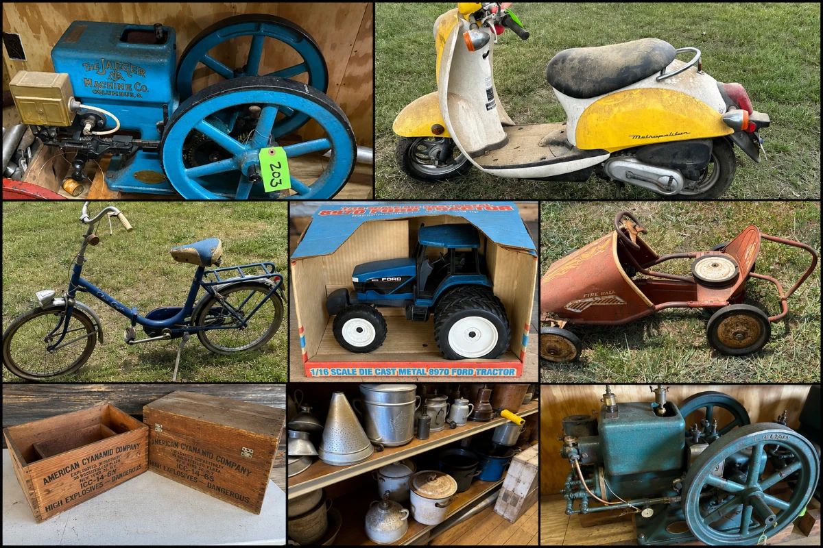 Peach Farm Antiques Collage