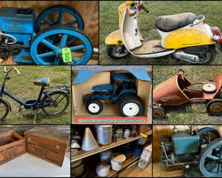 Peach Farm Antiques Collage