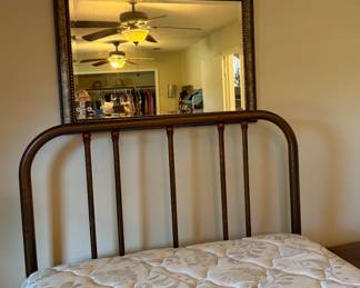 Full Size Metal Bed headboard & footboard