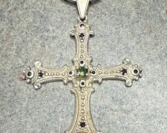 925 Sterling Silver Cross w/Sterling Silver Chain