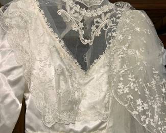 1970's wedding dress