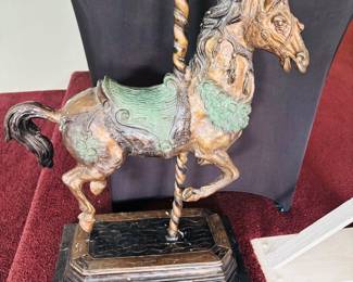 Weighs about the same as a real horse.