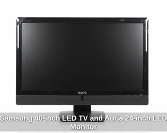 Samsung inch LED TV and Auria inch LED Monitor third image