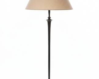 Hammered Metal Floor Lamp