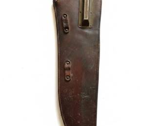 WWII US M Garand Leather Rifle Scabbard second image