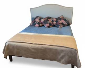 Upholstered Headboard with Nailhead Trim
