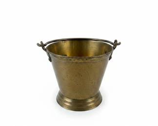 Vintage Brass Bucket or Planter