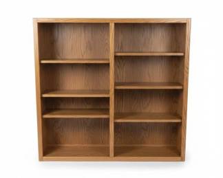 Concepts in Wood Double Wide Bookcase with Assorted Books second image