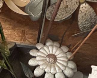 Metal Kinetic Wind Spinners and Flower Stakes second image