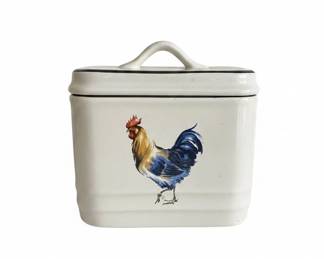 Certified International Rooster Meadow Canape or Luncheon Plate