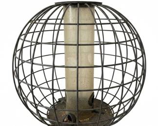 Vintage Wire Globe Squirrel Proof Bird Feeder second image