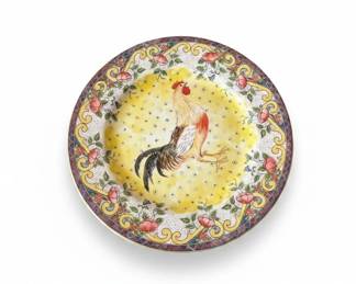 David Carter Brown On The Farm Rooster Plate Collection second image