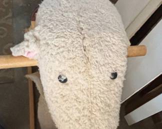 Plush Sheep Rocking Toy second image