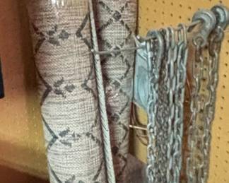 Rolled Area Rugs with Geometric Pattern