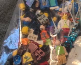 Assorted LEGO Minifigures and Parts