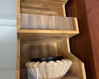 Recipe Keeper Binders and Starbucks Coffee Brewing Set with Bamboo Organizer third image